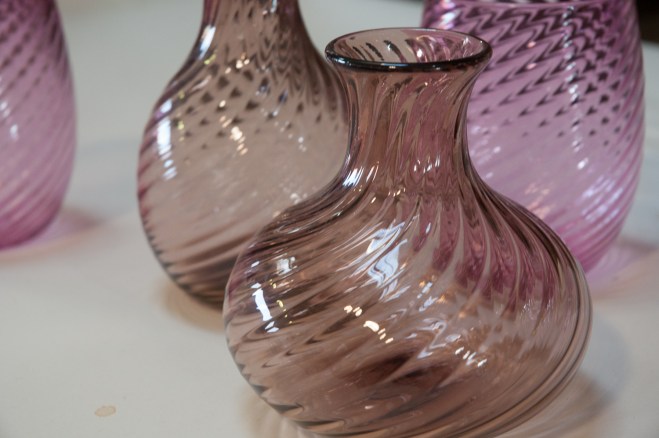 Jason Stropko's tableware includes this small water decanter that also works really nicely for a small wine decanter as well as a small vase